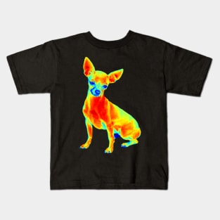 Chihuahua Heatmap Kids T-Shirt